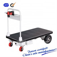 HG-103 Electric Platform Trolley With Big Wheels